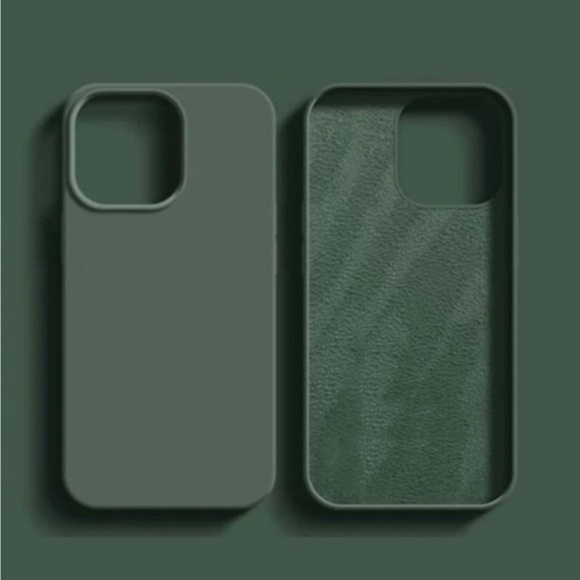 ⚠️Clearance💚iPhone 12/Pro/Pro Max Solid Dark Green Phone Case - Picture 1 of 7